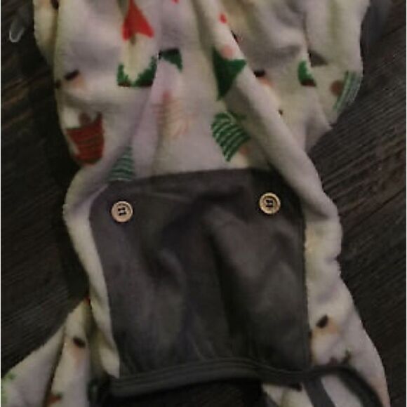 Dog Pajamas Christmas Holiday Gnomes size Medium Soft Cute - Picture 4 of 4